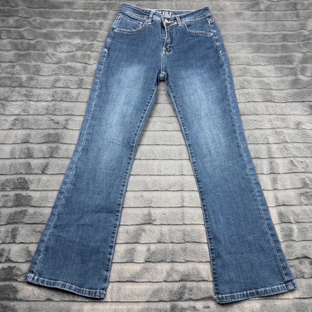 Zara Jeans N&N Womens 31 Blue Denim Straight Leg Mid Rise 100% Cotton 11885